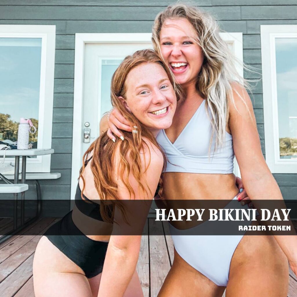 Celebrate Bikini Day and embrace your body's beauty - no matter your size, shape, or color!