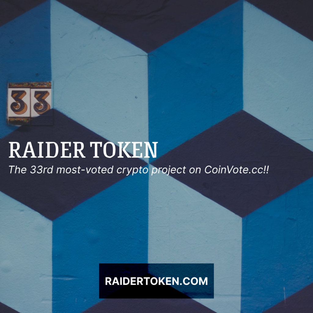 Raider Token is a generational wealth creating cryptocurrency that is renounced, locked and safe from human manipulation!!